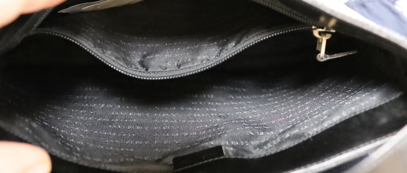 A Burberry shoulder bag with original receipt and dust bag, 24 cms high x 30 cms wide